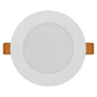 LED süllyesztett lámpatest RUBIC, kerek, fehér, 9W, természetes fehér