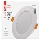 LED süllyesztett lámpatest RUBIC, kerek, fehér, 9W, természetes fehér