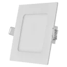 LED süllyesztett lámpatest NEXXO, négyzet, fehér, 7W, meleg fehér