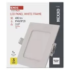 LED süllyesztett lámpatest NEXXO, négyzet, fehér, 7W, természetes fehér