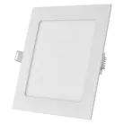 LED süllyesztett lámpatest NEXXO, négyzet, fehér, 12W, meleg fehér