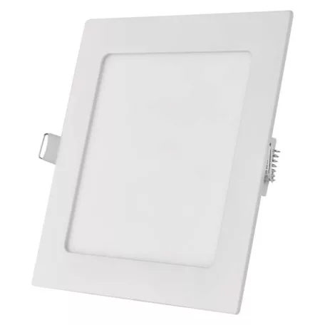 LED süllyesztett lámpatest NEXXO, négyzet, fehér, 18W, meleg fehér