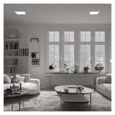 LED süllyesztett lámpatest NEXXO, négyzet, fehér, 18W, természetes fehér