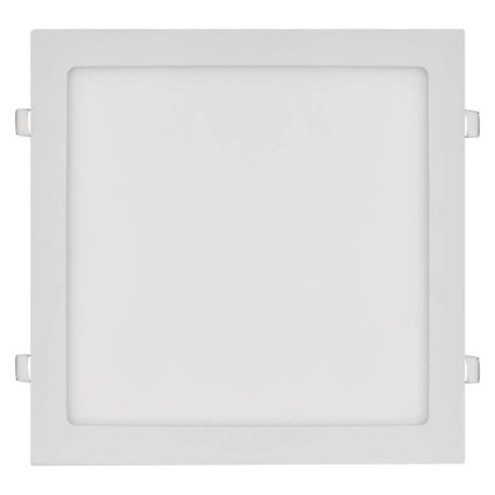 LED süllyesztett lámpatest NEXXO, négyzet, fehér, 24W, meleg fehér