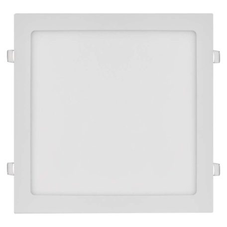 LED süllyesztett lámpatest NEXXO, négyzet, fehér, 24W, természetes fehér