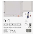 LED süllyesztett lámpatest NEXXO, négyzet, fehér, 24W, természetes fehér