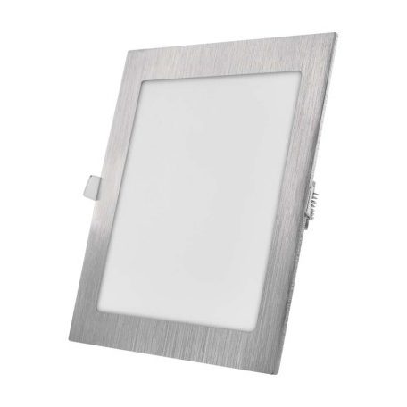 LED süllyesztett lámpatest NEXXO, négyzet, ezüst, 18W, CCT