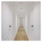 LED süllyesztett lámpatest NEXXO, négyzet, fekete, 7W, CCT
