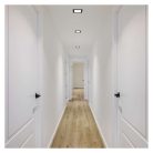 LED süllyesztett lámpatest NEXXO, négyzet, fekete, 12W, CCT