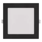 LED süllyesztett lámpatest NEXXO, négyzet, fekete, 12W, CCT