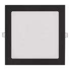 LED süllyesztett lámpatest NEXXO, négyzet, fekete, 18W, CCT