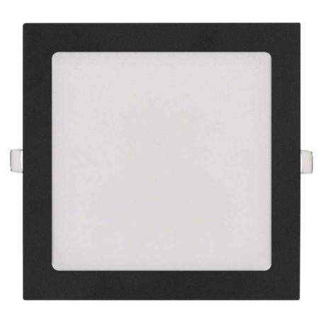 LED süllyesztett lámpatest NEXXO, négyzet, fekete, 18W, CCT