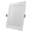 LED süllyesztett lámpatest RUBIC, négyzet, fehér, 18W, természetes fehér