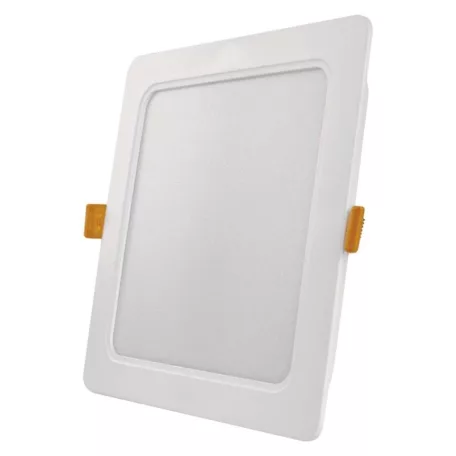 LED süllyesztett lámpatest RUBIC, négyzet, fehér, 18W, természetes fehér