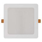 LED süllyesztett lámpatest RUBIC, négyzet, fehér, 18W, természetes fehér