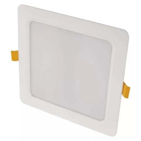 LED süllyesztett lámpatest RUBIC, négyzet, fehér, 18W, természetes fehér