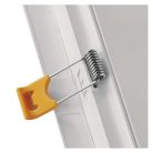 LED süllyesztett lámpatest RUBIC, négyzet, fehér, 18W, természetes fehér