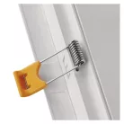 LED süllyesztett lámpatest RUBIC, négyzet, fehér, 18W, természetes fehér