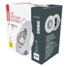 EMOS SIMMI LED spotlámpa 5W 450lm IP20 term. fehér