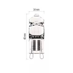 EMOS halogén izzó JC G9 30W 340lm