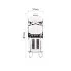 EMOS halogén izzó JC G9 42W 260lm