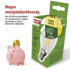 LED izzó Filament Mini Globe A CLASS / E14 / 3,8 W (60 W) / 806 lm / meleg fehér