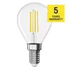 LED izzó Filament Mini Globe A CLASS / E14 / 3,8 W (60 W) / 806 lm / meleg fehér