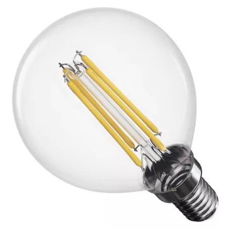 LED izzó Filament Mini Globe / E14 / 1,8 W (25 W) / 250 lm / Meleg fehér
