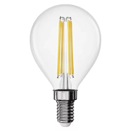 LED izzó Filament Mini Globe / E14 / 3,4 W (40 W) / 470 lm / Meleg fehér