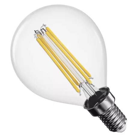 LED izzó Filament Mini Globe / E14 / 3,4 W (40 W) / 470 lm / Meleg fehér