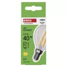 LED izzó Filament Mini Globe / E14 / 3,4 W (40 W) / 470 lm / Természetes fehér