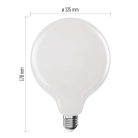 LED izzó Filament G125 / E27 / 18 W (150 W) / 2452 lm / Meleg fehér