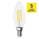 LED izzó Filament gyertya A CLASS/ E14 / 3,8 W (60 W) / 806 lm / Meleg fehér