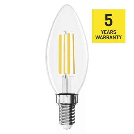LED izzó Filament gyertya A CLASS/ E14 / 3,8 W (60 W) / 806 lm / Meleg fehér