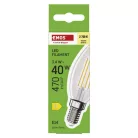 LED izzó Filament gyertya / E14 / 3,4 W (40 W) / 470 lm / Meleg fehér