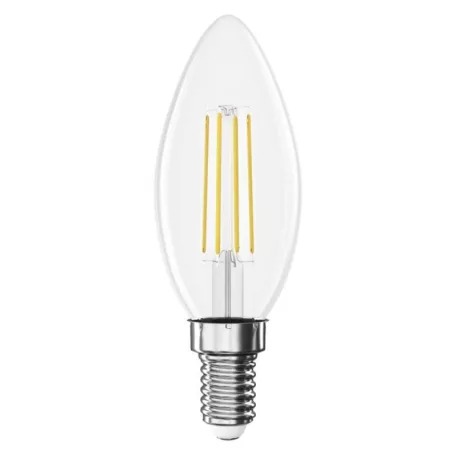 LED izzó Filament gyertya / E14 / 3,4 W (40 W) / 470 lm / Természetes fehér