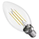 LED izzó Filament gyertya / E14 / 3,4 W (40 W) / 470 lm / Természetes fehér