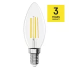 LED izzó Filament gyertya / E14 / 5,9 W (60 W) / 806 lm / Meleg fehér