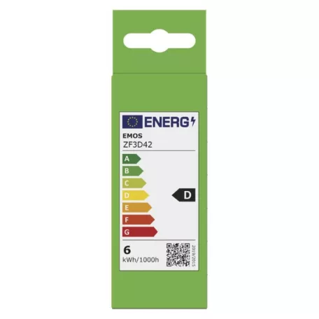 LED izzó Filament gyertya / E14 / 5,9 W (60 W) / 806 lm / Meleg fehér