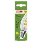 LED izzó Filament gyertya / E14 / 7 W (75 W) / 1055 lm / Meleg fehér