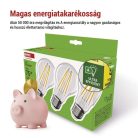 LED izzó Filament A60 A CLASS/ E27 / 5 W (75 W) / 1 060 lm / meleg fehér