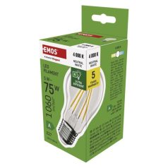   LED izzó Filament A60 A CLASS/ E27 / 5 W (75 W) / 1 060 lm / természetes fehér
