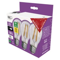  LED izzó Filament A CLASS A60 / E27 / 5 W (75 W) / 1 060 lm / természetes fehér