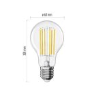 LED izzó Filament A60 A CLASS / E27 / 7,2 W (100 W) / 1521 lm / meleg fehér