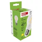 LED izzó Filament A60 / E27 / 3,4 W (40 W) / 470 lm / Természetes fehér