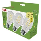 LED izzó Filament A60 / E27 / 5,9 W (60 W) / 806 lm / Meleg fehér