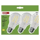 LED izzó Filament A60 / E27 / 5,9 W (60 W) / 806 lm / Természetes fehér