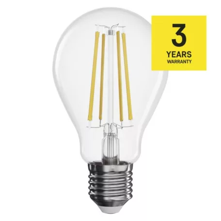 LED izzó Filament A60 / E27 / 7,5 W (75 W) / 1 055 lm / meleg fehér / dimmelhető