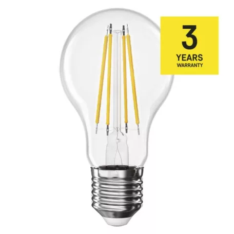LED izzó Filament A60 / E27 / 7,8 W (75 W) / 1060 lm / Meleg fehér