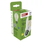 LED izzó Filament A60 / E27 / 7,5 W (75 W) / 1 055 lm / Természetes fehér / dimmelhető